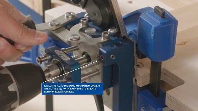 Kreg MortiseMate Loose Tenon Jig - Drill Jig for Woodworking - For Loose Tenon Joinery - Fits Workpieces 1/2" to 1 1/2" Thick