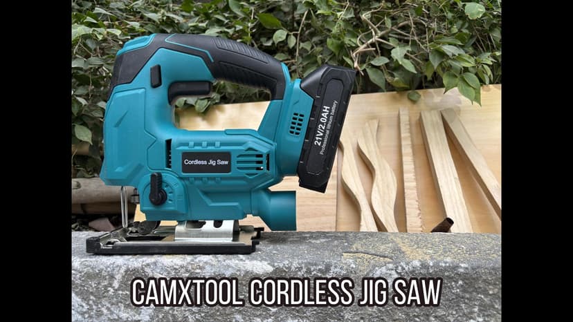 Jigsaw, Cordless Jig Saw Tool for Makita 18V Battery, Varible Speed, with LED Light, 0°-45° Bevel Cuts, 3-Position Orbital Jigsaw for Wood/PVC/Metal Cutting (Tool Only)