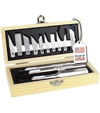 Excel Blades 6-Inch Metal Mitre Box Set – Aluminum & Steel Precision Cutting Tool with K5 Handle & Razor Pull Saw for Wood, Plastic & Soft Metals – 45° & 90° Cutting Angles, Made in USA