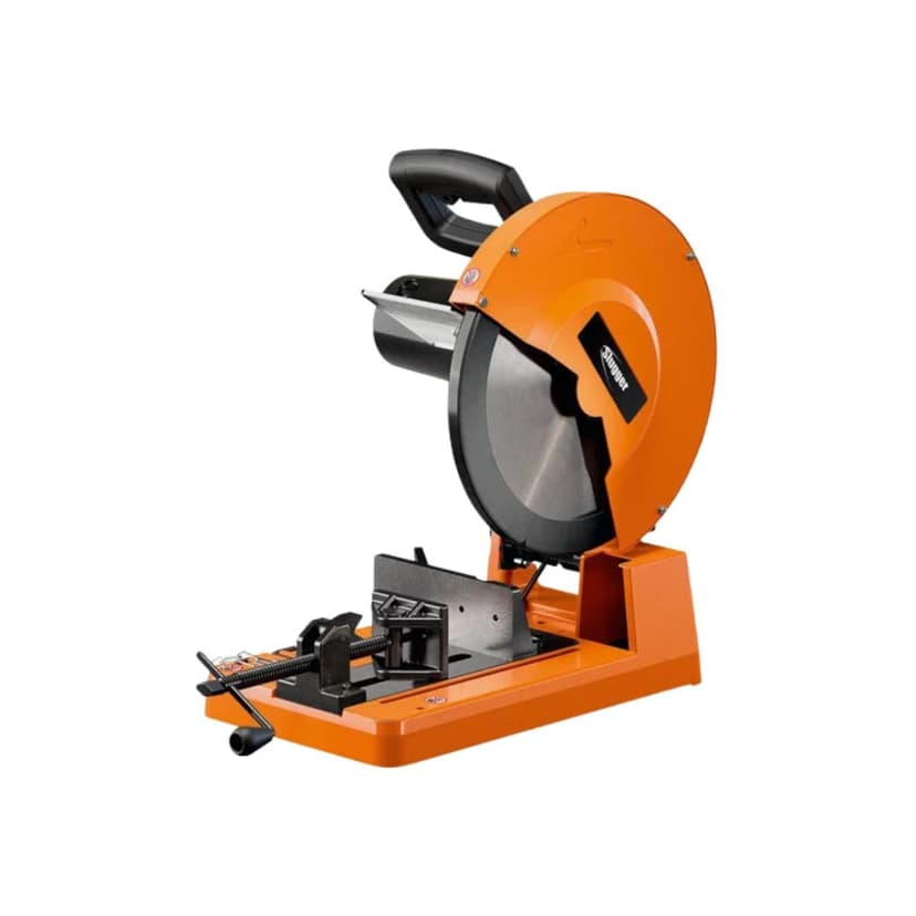 Slugger by Fein 14" Metal Cutting Saw - High Torque Low-Speed Motor, Precision Bevel Cuts, Cast Aluminum Base, Integrated Chip Collection, Ergonomic Handle - 72905361120