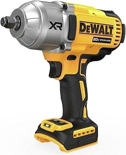 DEWALT 20V MAX Cordless Impact Wrench, 1/2 Impact Gun, High Torque with Hog Ring Anvil, Tool Only (DCF900B)