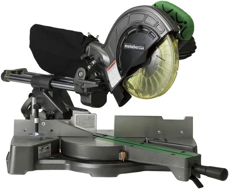 Metabo HPT 8-1/2" Sliding Miter Saw, Adjustable Pivot Fence, 9.5 Amp Motor, Electronic Speed Control (C8FSE)