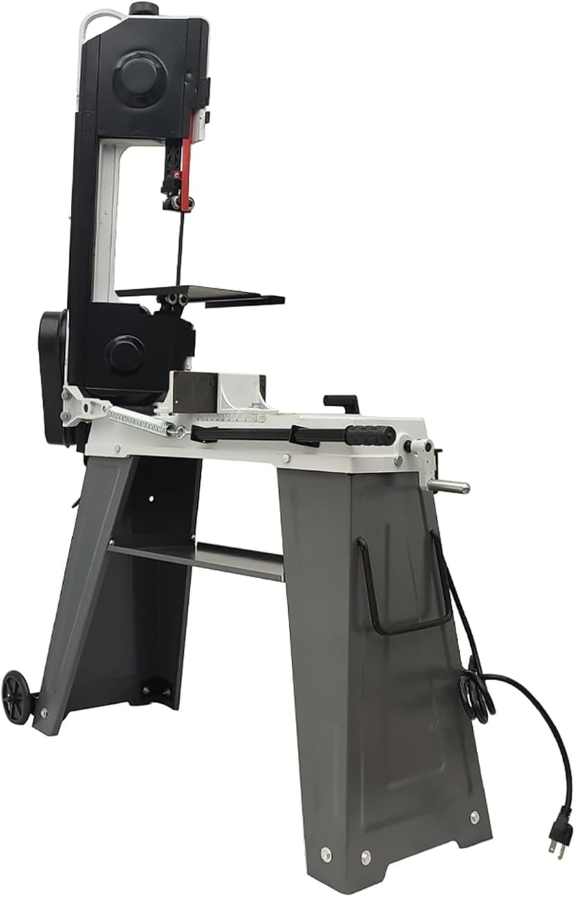 Horizontal Vertical Bandsaw Industrial Metal Band Saw Vertical Cutting Bandsaw with 420W 1/2HP(4P) Motor 0-45° Angle Adjustment Three Speeds for Copper Aluminum Cast Iron Carbon Steel