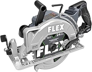 FLEX 24V Brushless Cordless 7-1/4-Inch Rear Handle Circular Saw Tool Only, Battery and Charger Not Included - FX2141R-Z