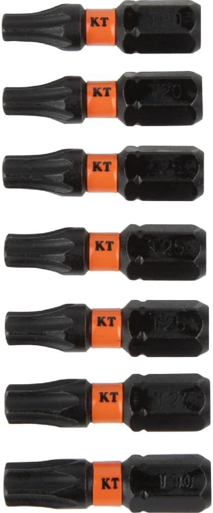 Klein Tools 33801 Impact Driver Bit Set with Magnetic Nut Drivers, ProFlex S2 Steel Phillips, Slotted, Square, TORX Bits with Case, MODBox Compatible, 40-Piece