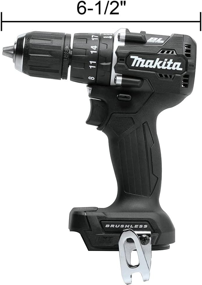 Makita XPH15ZB 18V LXT Lithium-Ion Sub-Compact Brushless Cordless 1/2" Hammer Driver-Drill, Tool Only, Black