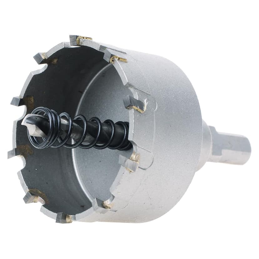 AUTOTOOLHOME 2 inch (50mm) Metal Steel Hole Saw Tooth Carbide Tip TCT Drill Bits Kit for Thick Metal Wood