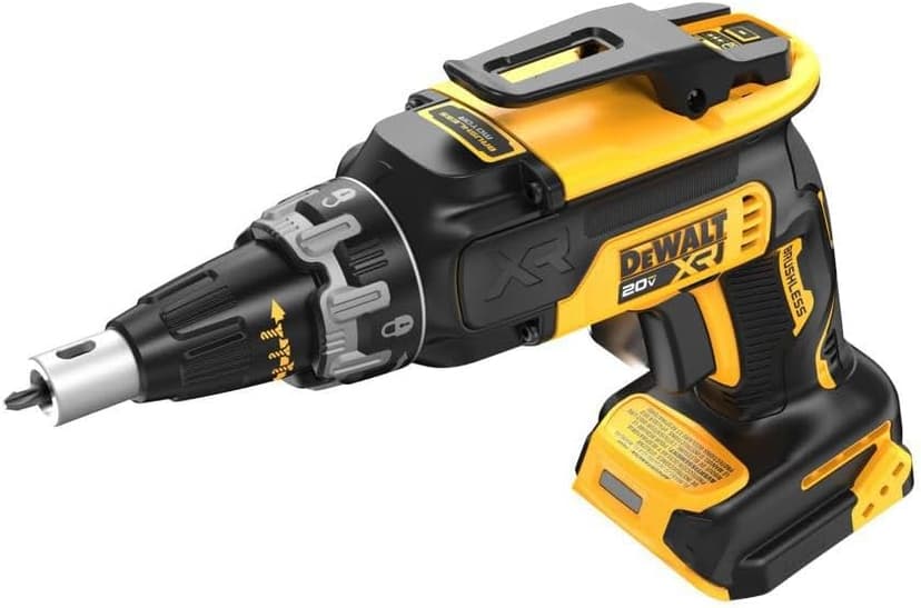 DEWALT 20V MAX XR Brushless Drywall Screw Gun and Cut-Out Tool Combo Kit with 2 Batteries and Charger Included (DCK265D2)