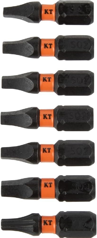 Klein Tools 33801 Impact Driver Bit Set with Magnetic Nut Drivers, ProFlex S2 Steel Phillips, Slotted, Square, TORX Bits with Case, MODBox Compatible, 40-Piece