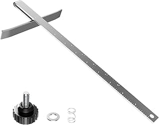 DW3278 Circular Saw Rip Fence Kit – Compatible with DeWalt DCS575, DCS570, DCS577, DWE575, DWS535, and Works with 7-1/4-Inch to 8-1/4-Inch Circular Saws, Includes Round Head Stop Screw and Spring