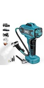 Cordless Impact Wrench 1/2 inch for Makita 18V Battery, 900Ft-lbs Brushless Electric Power Impact Driver Gun Tool, 2100RPM High Torque Impact Wrench with LED Work Light (Tool Only)