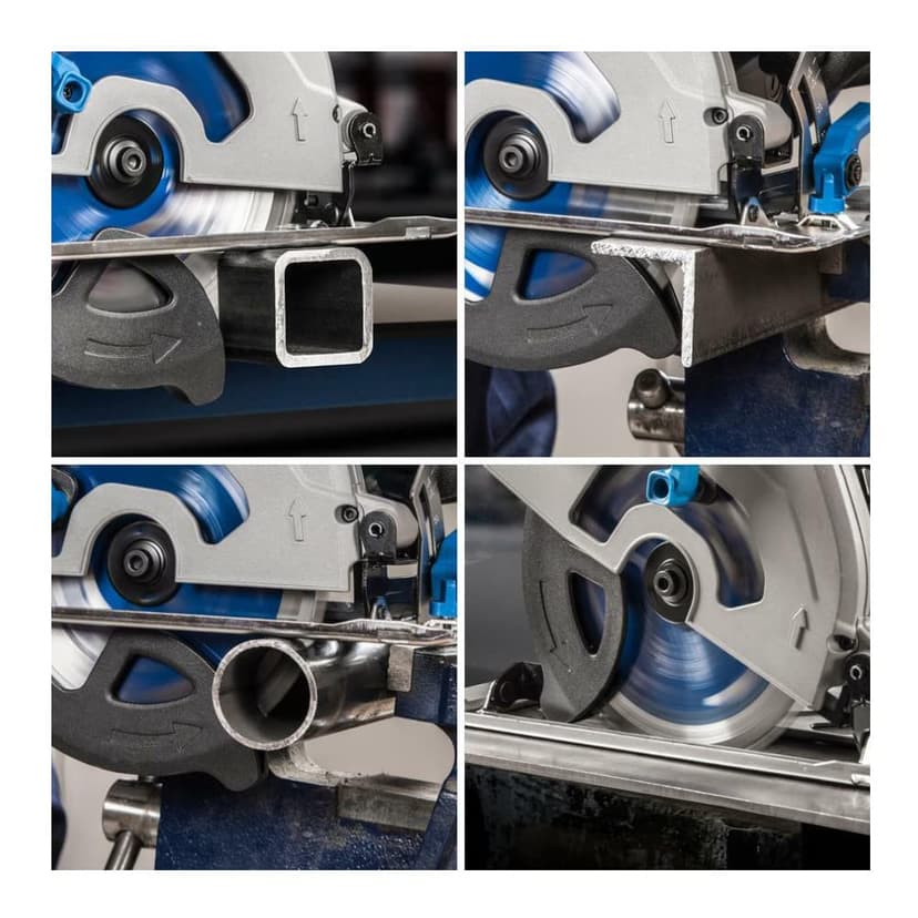 Evolution S185CCSL | 7.25” Metal Cutting Circular Saw | Cuts Steel & More | 7-1/4” TCT Blade Included | 45° Bevel Cuts | Dry-Cut | 15A Corded Power | Accurate, Powerful, Reliable