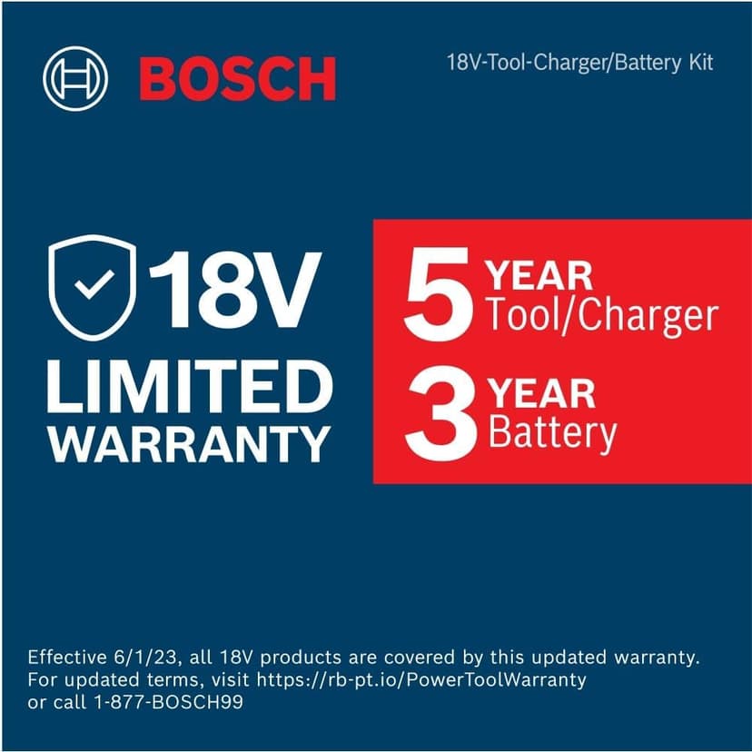BOSCH GBH18V-26DK25 18V EC Brushless SDS-plus® Bulldog™ 1 In. Rotary Hammer Kit with (2) CORE18V 4 Ah Advanced Power Batteries