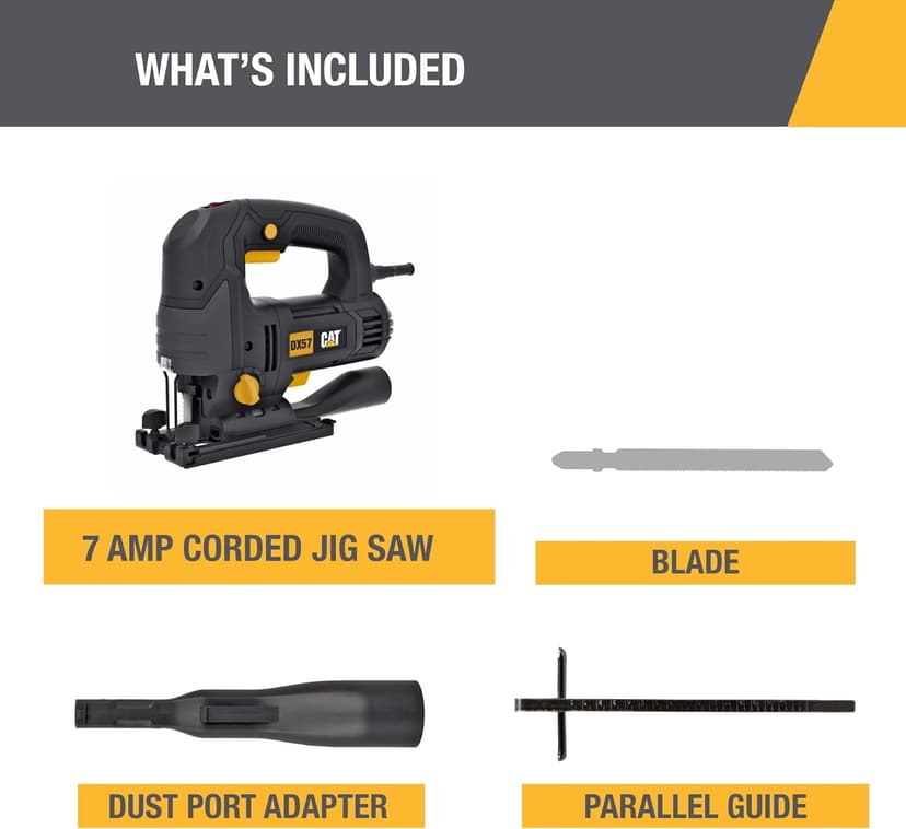 Caterpillar Cat® Corded Jig Saw 7-AMP - DX57U