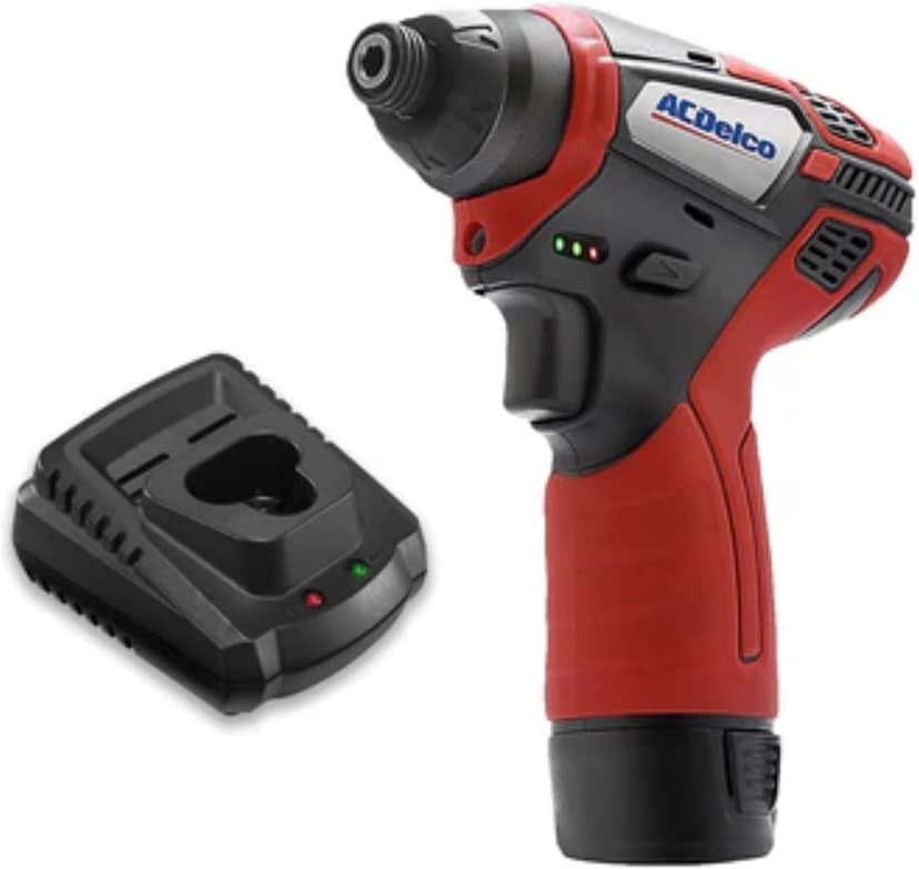 ACDelco ARI12105P G12 Series 12V Cordless Li-ion ¼” 82 ft-lbs. Impact Driver Tool Kit