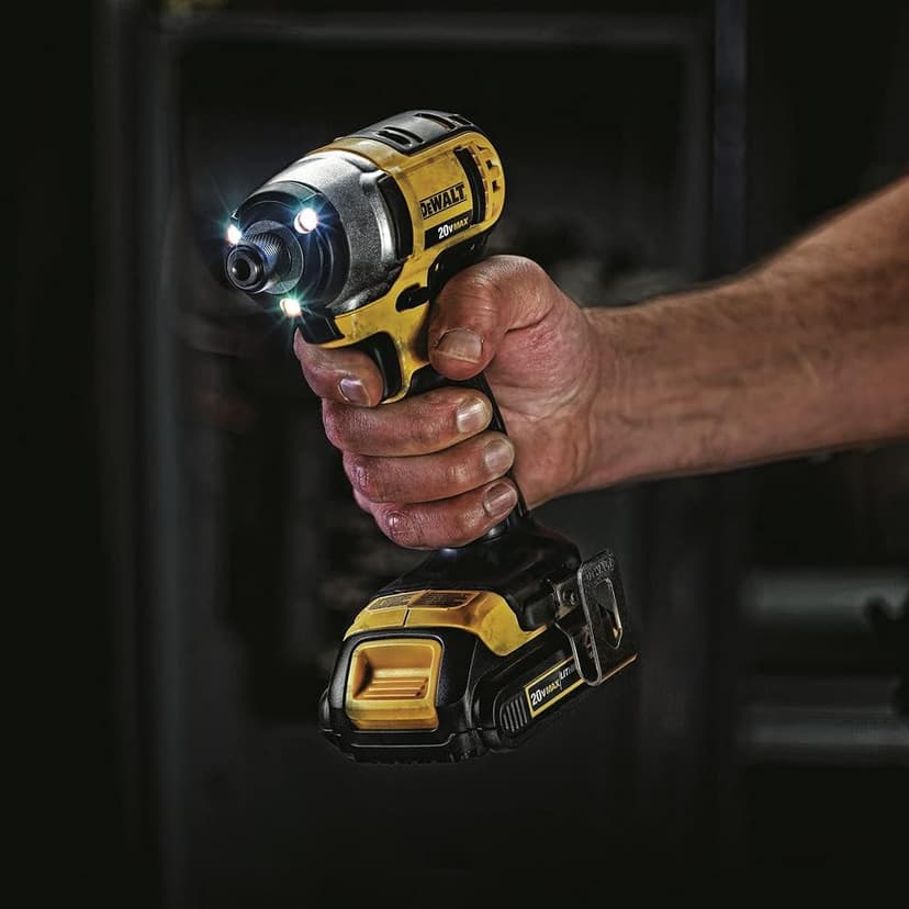 DEWALT 20V MAX Impact Driver Kit, 1/4-Inch, Battery and Charger Included (DCF885C1)