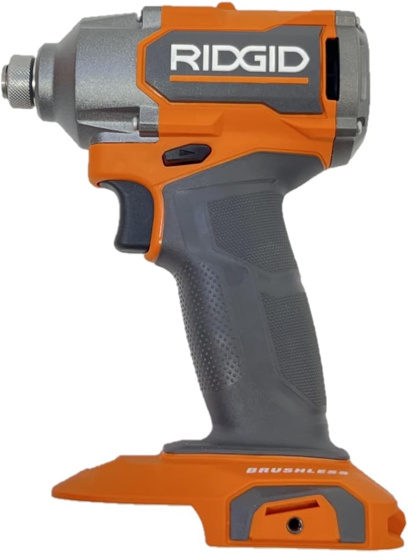 RIDGID 18V Brushless Cordless 1/4 in. Impact Driver R862301 (Tool Only, Bulk Packaged), Orange