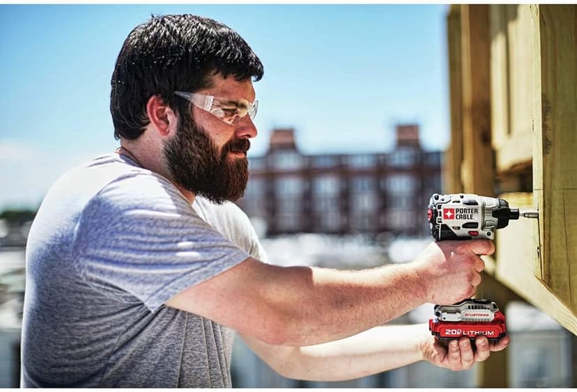 PORTER-CABLE 20V MAX Impact Driver, 1/4 Inch, 2,700 RPM, Battery and Charger Included (PCCK647LB)