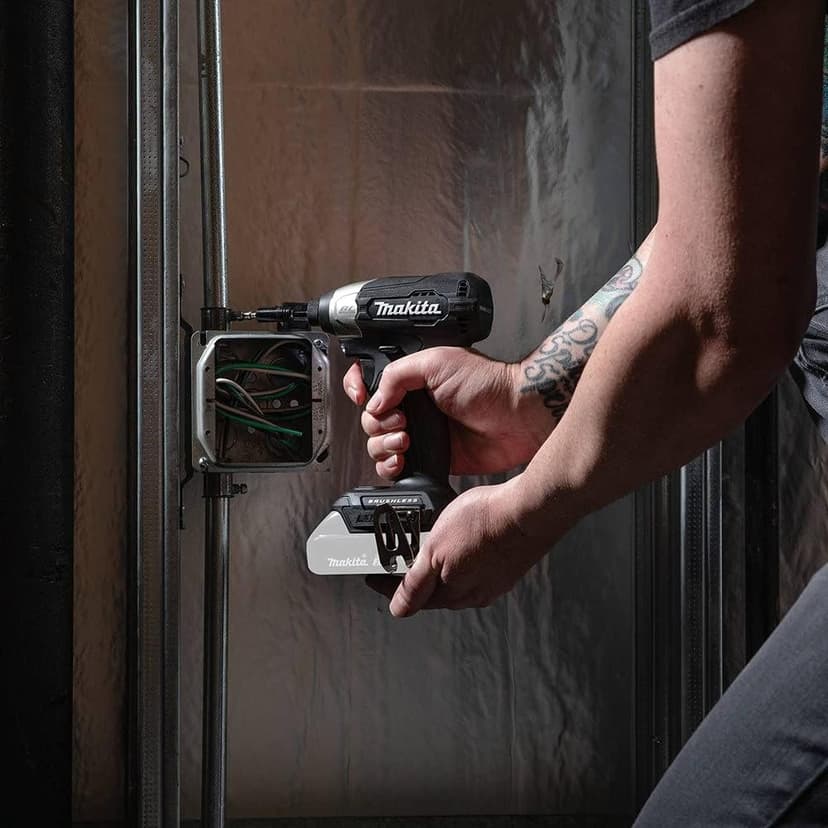 Makita XDT18ZB 18V LXT Lithium-Ion Sub-Compact Brushless Cordless Impact Driver, Tool Only, Black