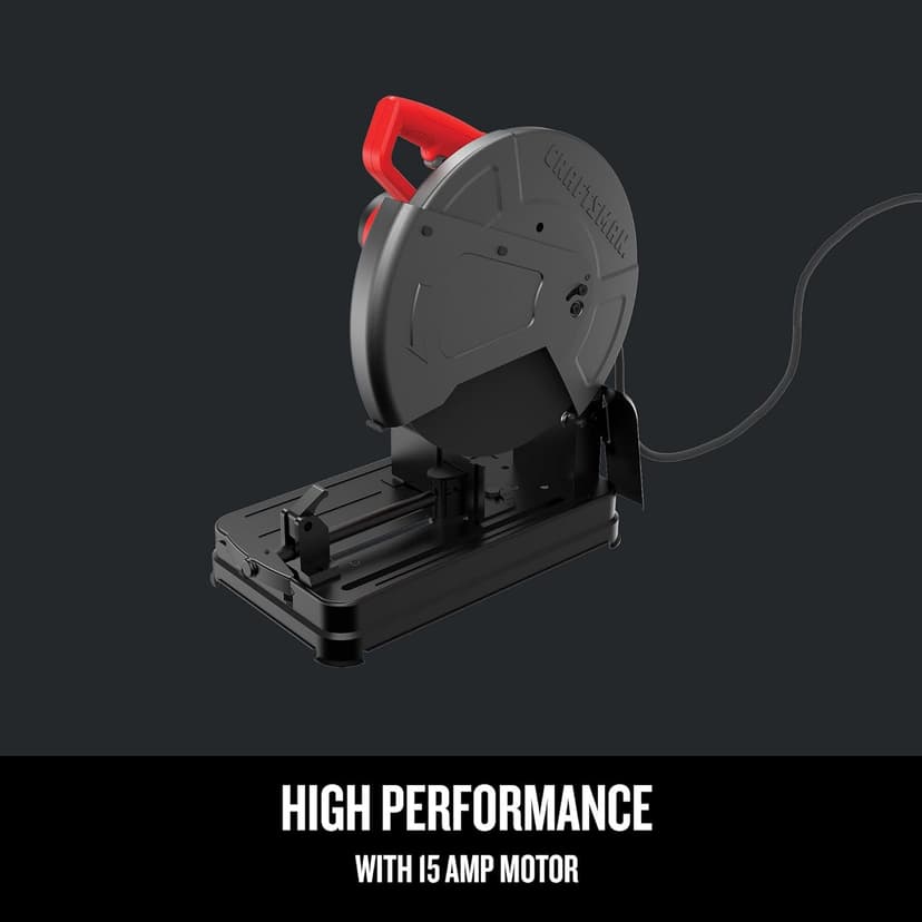 CRAFTSMAN Chop Saw, 14 inch, 15 Amp, Corded (CMEM2500)