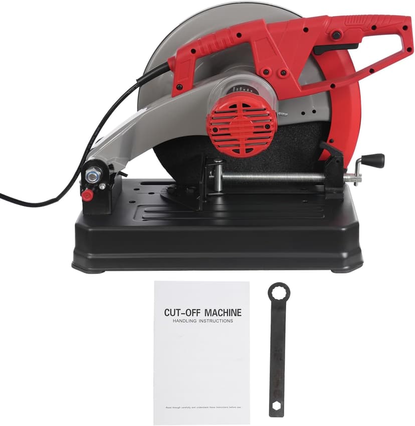 Chop Saw 14in Blade Cut Off Saw,2800W 3900RPM Steel Cutting Machine,0-45 Degrees Adjustable Angle Heavy Duty Metal Chop Machine for Steel Rebar Iron Aluminum