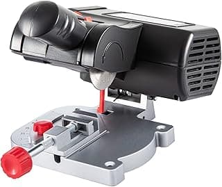 VEVOR Mini Miter Cut-off Chop Saw, 110V Two 2-5/16" Blade of Steel and Resin with 1/2inch Cutting Depth, 0-45° Benchtop Miter Saw for Copper, Aluminum, Wood, Zinc in Hobby Craft