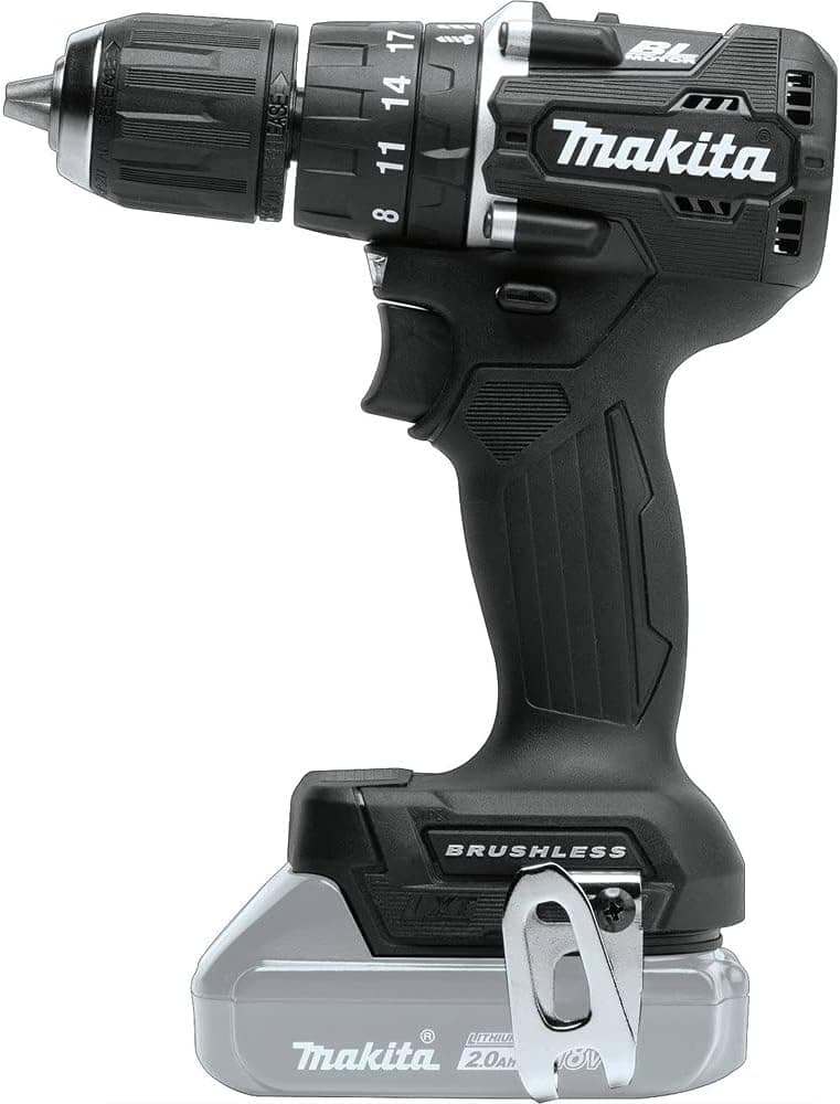 Makita XPH15ZB 18V LXT Lithium-Ion Sub-Compact Brushless Cordless 1/2" Hammer Driver-Drill, Tool Only, Black