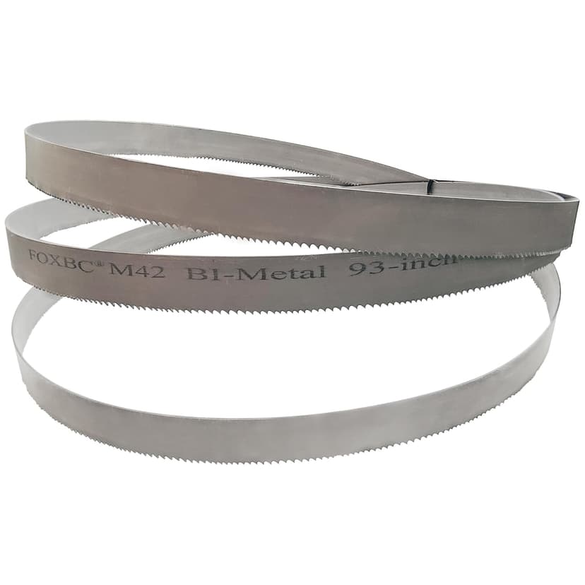 FOXBC 93" X 3/4" X 5/8 TPI Metal Cutting Bi-Metal M42 Band Saw Blades