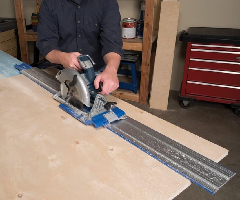 Kreg KMA2700 Accu-Cut 48-Inch Guide Track System With KMA2685 Rip-Cut 24-Inch Precision Edge Guide