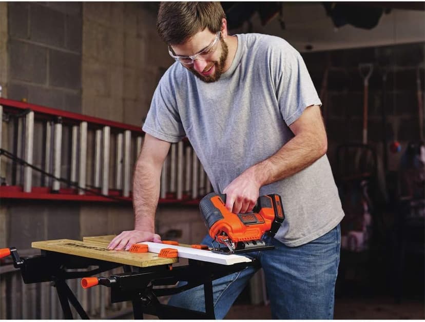 BLACK+DECKER 20V MAX* POWERCONNECT Cordless Jig Saw, Jigsaw Tool Only (BDCJS20B)