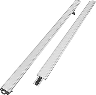 ProGrip GCX 100" Straight Edge Clamp for Circular Saw – Precision Saw Guide for Accurate Crosscuts & Rip Cuts – Extendable Aluminum Guide Rail for Woodworking & DIY Projects