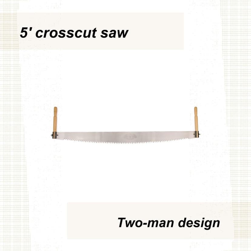 Lynx 5' Two Man Crosscut Saw