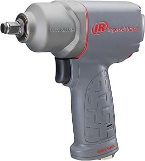 Ingersoll Rand 2125QTiMAX 1/2-inch Quiet Air Impact 330 ft-lbs Max Torque, Maintenance Duty, Pistol Grip, Titanium Hammercase