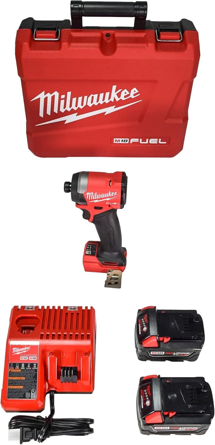 Milwaukee Electric - M18 Fuel. 1/4 HEX Impact Driver KIT