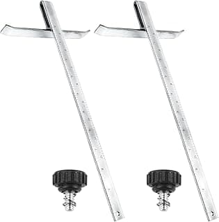 DW3278 Circular Saw Rip Fence for DEWALT DCS575, DCS570, DCS577, DWE575 and DWS535 Circular Saw, Cutting Fence for 7-1/4-Inch to 8-1/4-Inch Circular Saws, with Round Head Stop Screw and Spring(2-Pack)