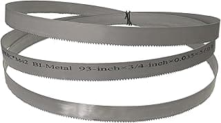 FOXBC 93" X 3/4" X 5/8 TPI Metal Cutting Bi-Metal M42 Band Saw Blades