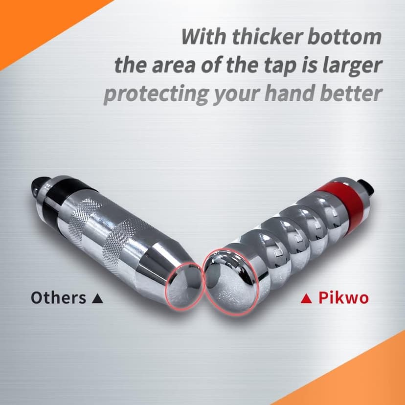 Hand Manual Reversible 1/2-inch 3/8-inch Impact Driver Set Extractor-13PCS Impact Screwdriver S2 Steel Disengage Rusted Fasteners or Frozen Bolts