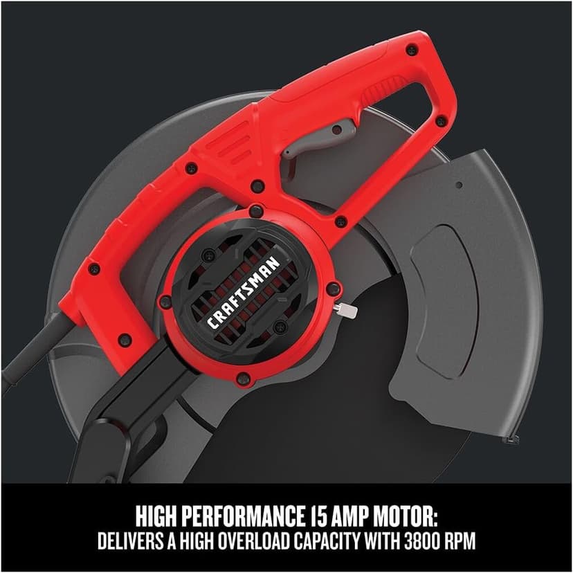 CRAFTSMAN Chop Saw, 14 inch, 15 Amp, Corded (CMEM2500)