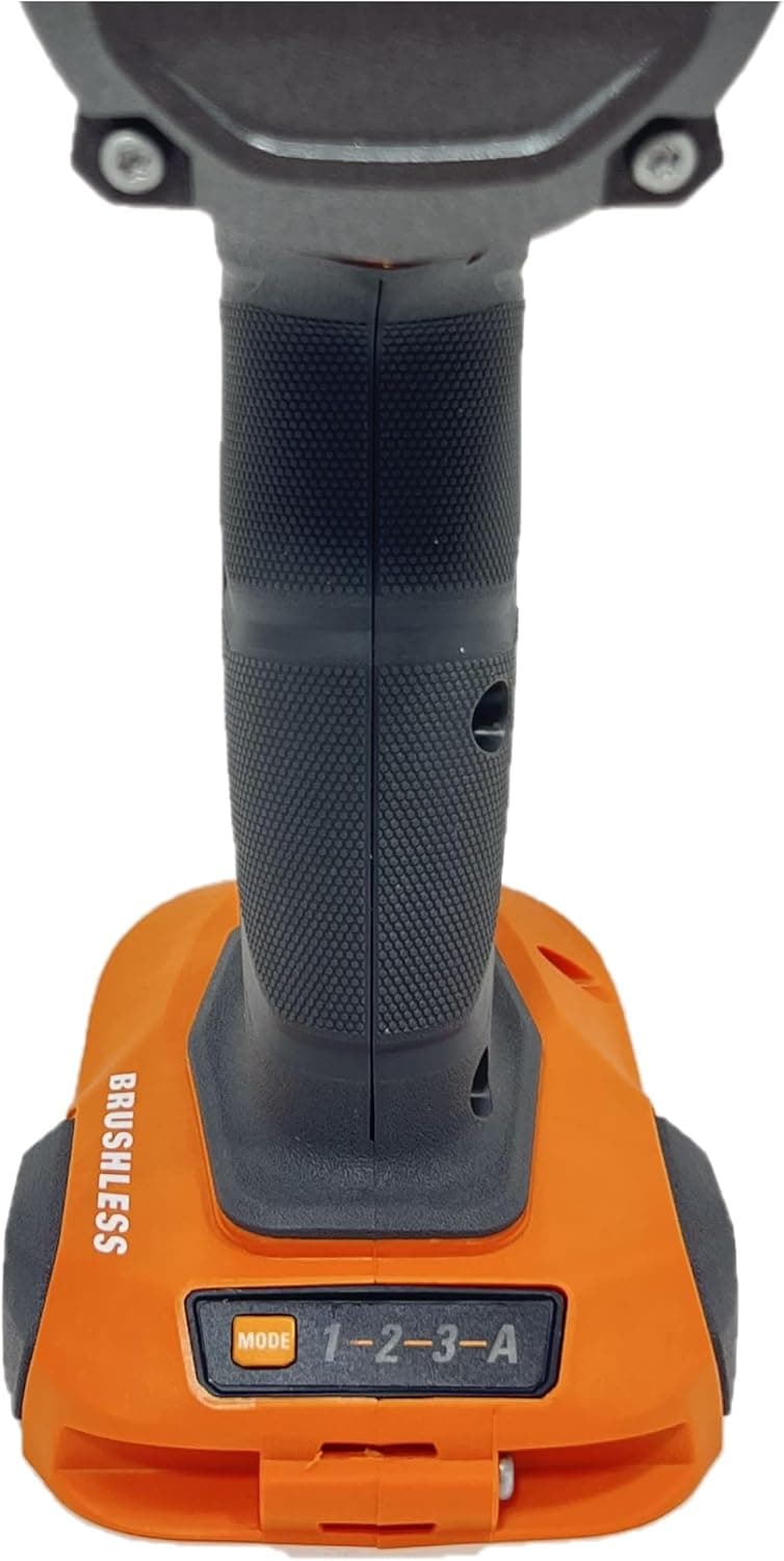 RIDGID 18V Brushless Cordless 4-Mode 1/2 in. Mid-Torque Impact Wrench with Friction Ring (Tool Only), Orange (R86012B)