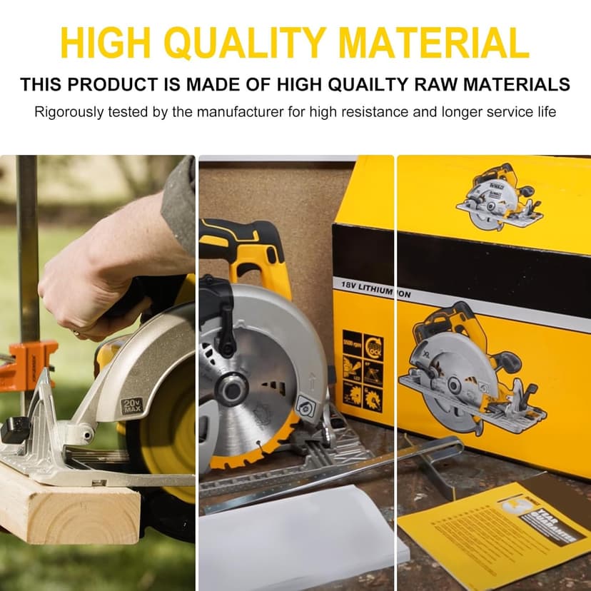 DW3278 Circular Saw Rip Fence for Dewalt 7-1/4-Inch to 8-1/4-Inch Circular Saws,Compatible with DCS575, DCS570, DCS577, DWE575 and DWS535 Cutting Fence, with Round Head Stop Screw and Spring