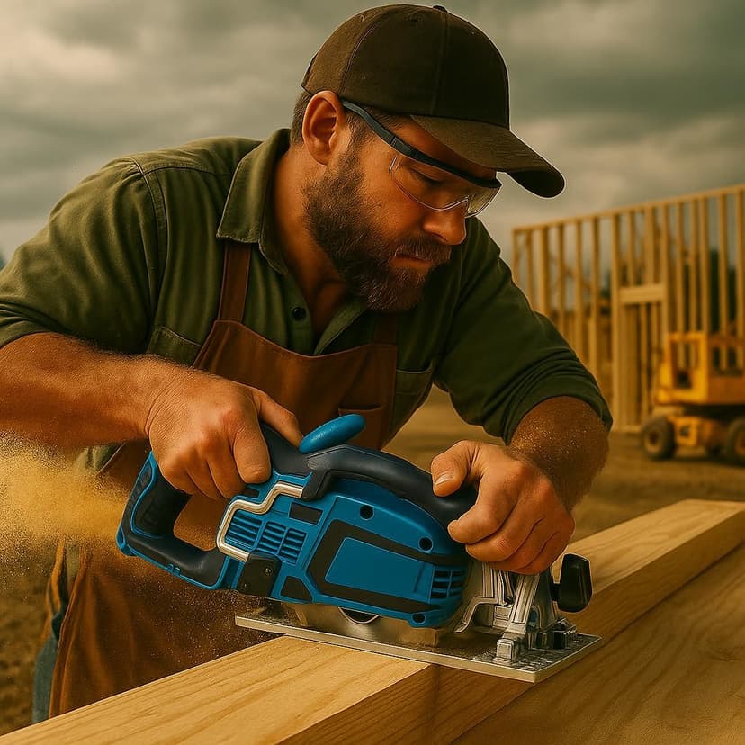 20V Brushless Cordless 7‑1/4″ Rear‑Handle Worm‑Drive Circular Saw – 2‑1/2″ Cut Depth at 90° – 725 Cuts per Charge with 12Ah Battery (sold separately) – Compatible with HERCULES 20V System