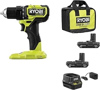 RYOBI ONE+ HP 18V Brushless Cordless Compact 1/2 in. Drill/Driver Kit with (2) 1.5 Ah Batteries, Charger and Bag