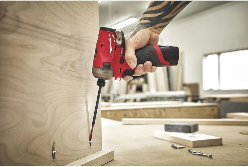 2551-20 for Milwaukee M12 FUEL 1/4" Hex Hydraulic Driver Length 5.2 in Height 6.8 in Width 2.2 in