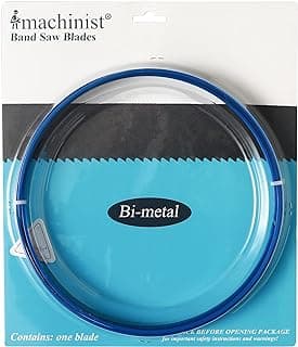 Imachinist S9312121418 93-1/2" Long, 1/2" Wide, 0.025" Thick, Variable Teeth M42 Bi-Metal Bandsaw Blades for Metal Cutting (14/18TPI)