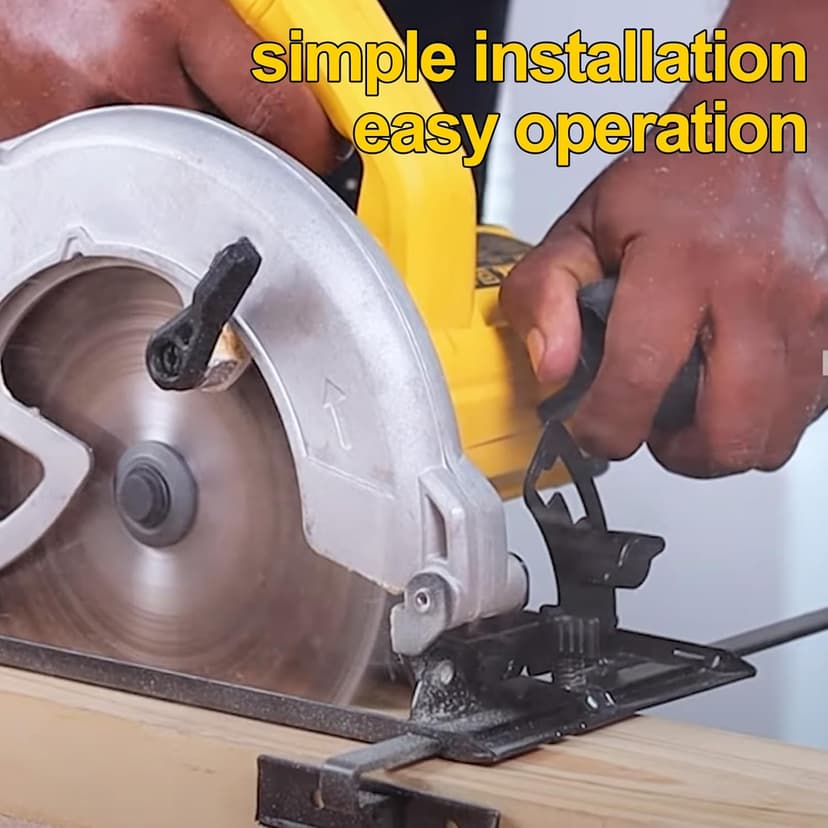 DW3278 Circular Saw Rip Fence for Dewalt 7-1/4-Inch to 8-1/4-Inch Circular Saws,Compatible with DCS575, DCS570, DCS577, DWE575 and DWS535 Cutting Fence, with Round Head Stop Screw and Spring