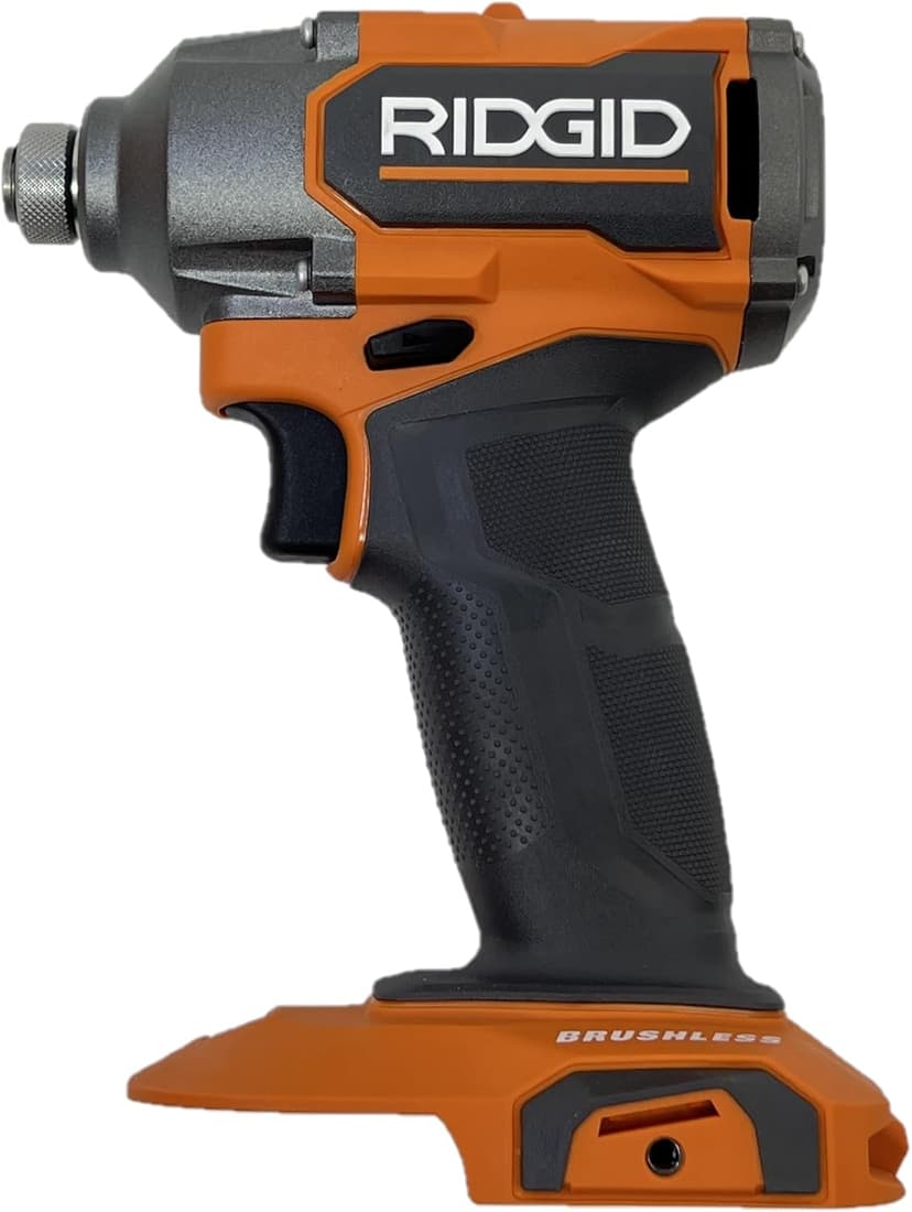 RIDGID 18V Brushless Cordless 1/4 in. Impact Driver R862301 (Tool Only, Bulk Packaged), Orange