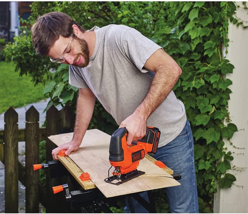 BLACK+DECKER 20V MAX* POWERCONNECT Cordless Jig Saw, Jigsaw Tool Only (BDCJS20B)