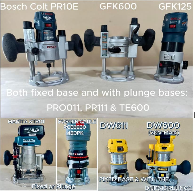 Jasper 390 PRO Router Circle Cutter Jig – Cut 184 Perfect Circles from 7" to 52¾" – Built for Compact, Trim & Cordless Routers – Empower Your Craft with Pro-Grade Polycarbonate Precision