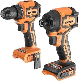 Cordless Impact Driver and Drill Combo Kit (Tool Only) Compatible with Dewalt 20V Max Battery, Up to 2300 In-lbs Brushless1/4" Impact Driver and 620 In-lbs 3/8" Power Drill with Tool Bag, LED Light