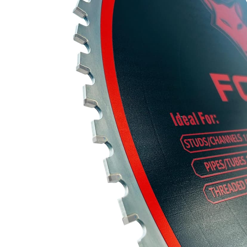 FOXBC 14 Inch Metal Steel Cutting Saw Blade 66 Tooth for Evolution 14 Inch Chop Saw and Other, Cermet Carbide Up to 5X Longer Life